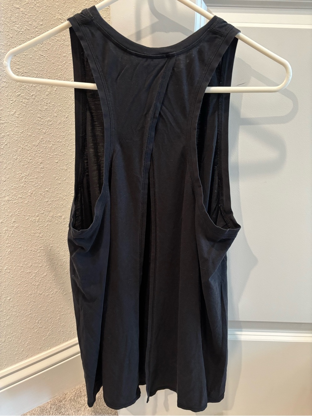 lululemon athletica Black Open Back Tank, Low Armpits, Women’s Size 6